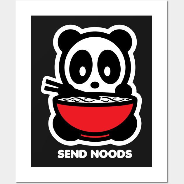 Send Noods Panda Wall Art by Bambu